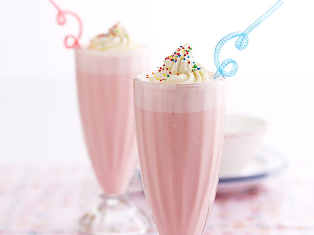 Easy Kids' Party Food - Strawberry Milkshake