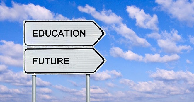 Road sign to  education and future