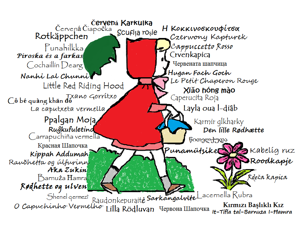 Η Κοκκινοσκουφίτσα σε όλες τις γλώσσες