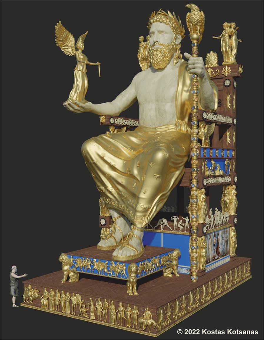 χρυσελεφάντινο άγαλμα του Δία